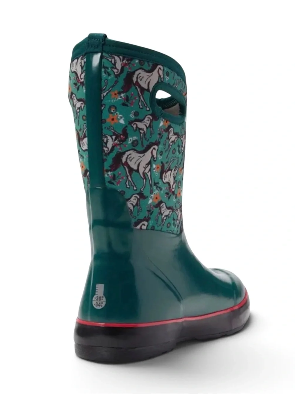 NEW Bogs Classic 11 Teal Rain Snow Unicorn Awesome Insulated Boots Big Kids 5